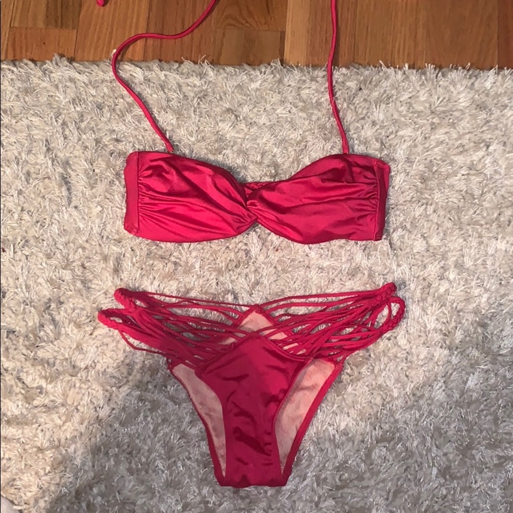 victoria’s secret pink bathing suit